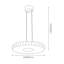 1 - Light Chrome LED Crystal Pendant