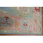 Tapis de salon bleu clair à motif floral Oushak 8 x 10