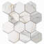 Calacatta 12" x 11" Marble Mosaic Tile-79891890