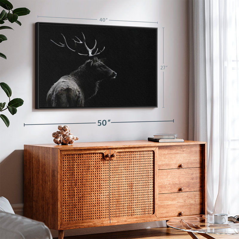 Impression sur toile monochrome, H 27 po x l 40 po