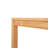 59"L Solid Teak Outdoor Dining Table