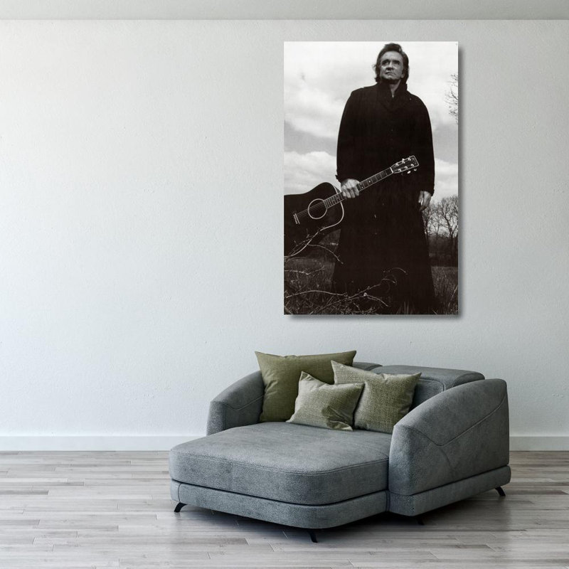 Johnny Cash, H 40 po x l 26 po