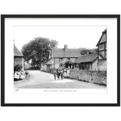 East Clandon, the Village 1904 1 Piece Single Picture Frame Wall Art