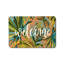 Tapis de sol tropical 24 po x 36 po, vert orange / orange