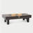 54-inch iron fire pit table (stone)