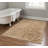 Aalish Flokati Wool Shag Hand Loomed Tan & Cream Rug-11843326