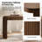 Kaybri 60" W Fluted Writing Desk-1231145509