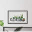 Lined Potted Cactus by Parvez Taj - Single Picture Frame Painting-38598674