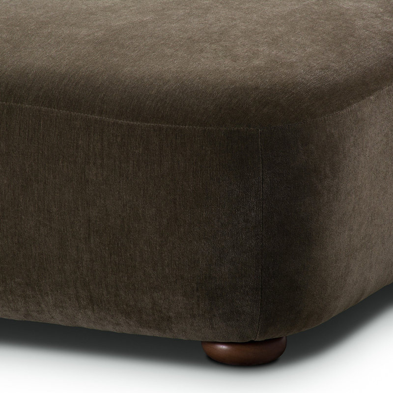Kadon Chaise Lounge, Malmo Olive Performance Chenille