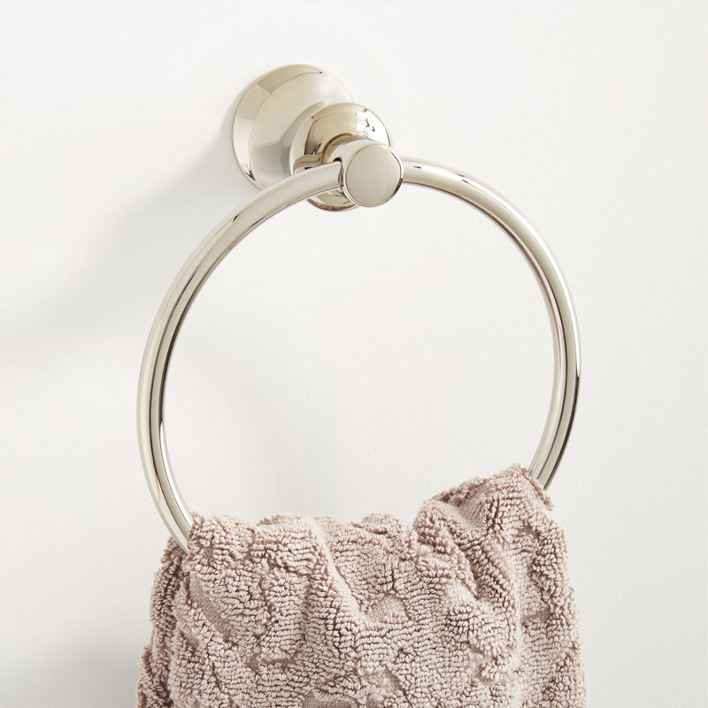 Towel Ring, Polished Nickel