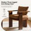 Ensemble de chaises de salle à manger en bois massif à trois pieds 24,75 po Kepley-131078375-131078378