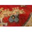 Tapis de couloir en Tapis décoratif laine rouge 2 pi 9 po x 9 pi 2 po de conception unique noué à la main New Age Finest