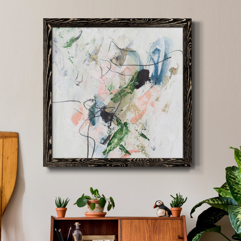 «Approche du printemps II» - Toile encadrée de qualité supérieure - prête à être accrochée, H 20 po x l 20 po x P 1,5 po