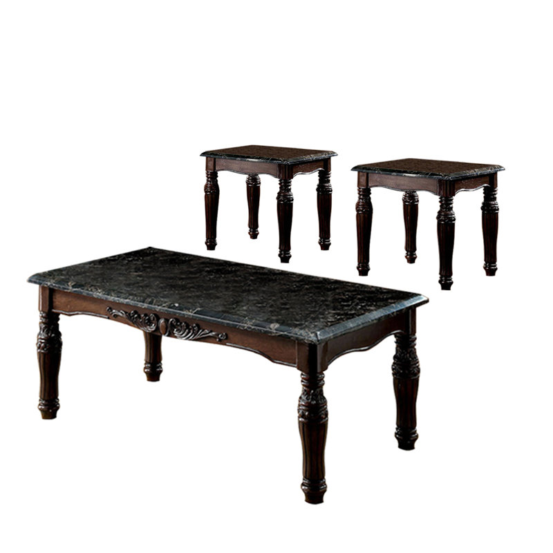 Brampton 3 Piece Coffee Table Set