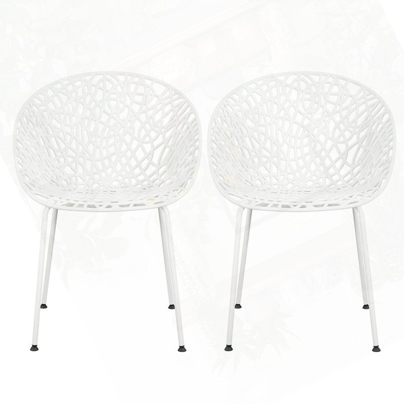 Chaise de salle à manger (ensemble de 2), Blanc