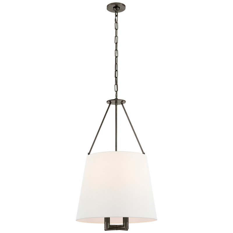 J. Randall Powers Dalston Hanging Shade, Bronze, Fabric