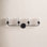 Verbena 4 Light Transparent Dimmable Vanity Light