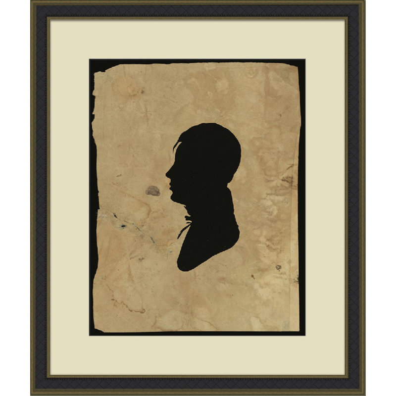 Colonial Male Silhouette 1 Print