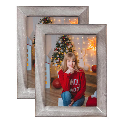 Janaysha Gray Wood Matte Picture Frame - Set of 2