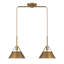 Lustre géométrique unique à 2 lumières Darleen-415120556-415120559