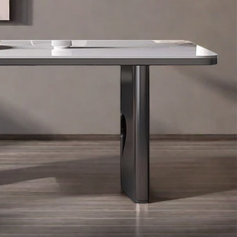 Table et chaise de maison légère et luxueuse, 9, Blanc