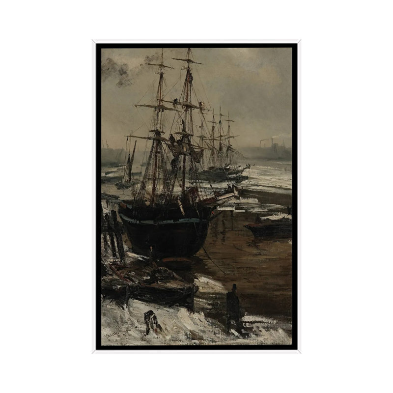 Print, 152.4 cm H x 101.6 cm W x 4.445 cm D, White