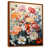Toile avec cadre flottant brun sélectionné
