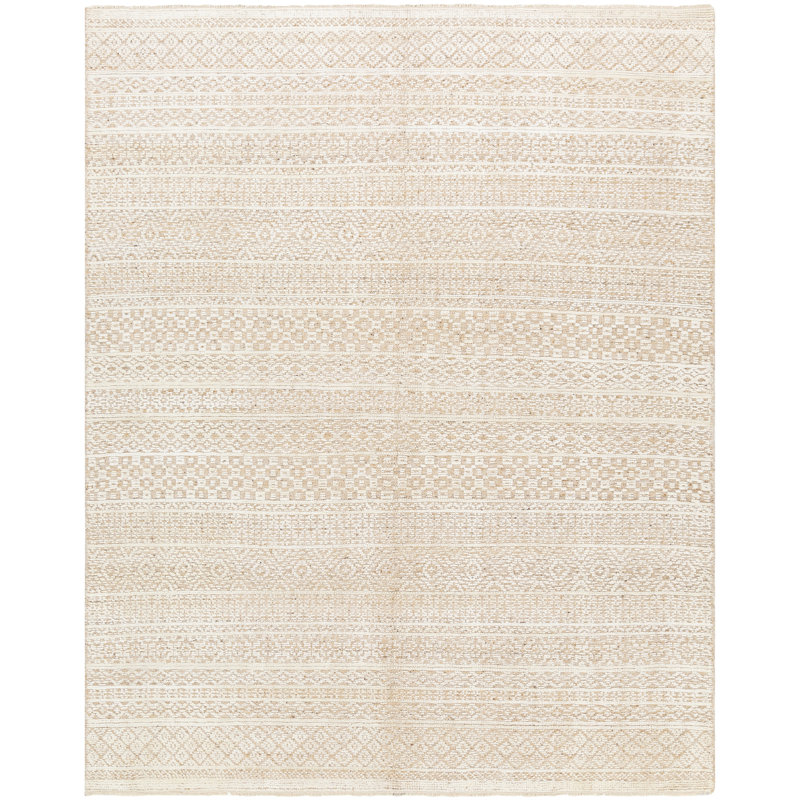 Tapis ivoire noué à la main Maja, Rectangle 2 pi x 3 pi