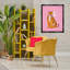 «Preppy Tiger on Pink Brown» par Nataly White-357191451-357191460