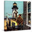 Lighthouse Keeper - Wrapped Canvas Painting-1176668314