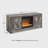 Dazya Unfinished TV Stand for TVs up to 60" with Fireplace Included