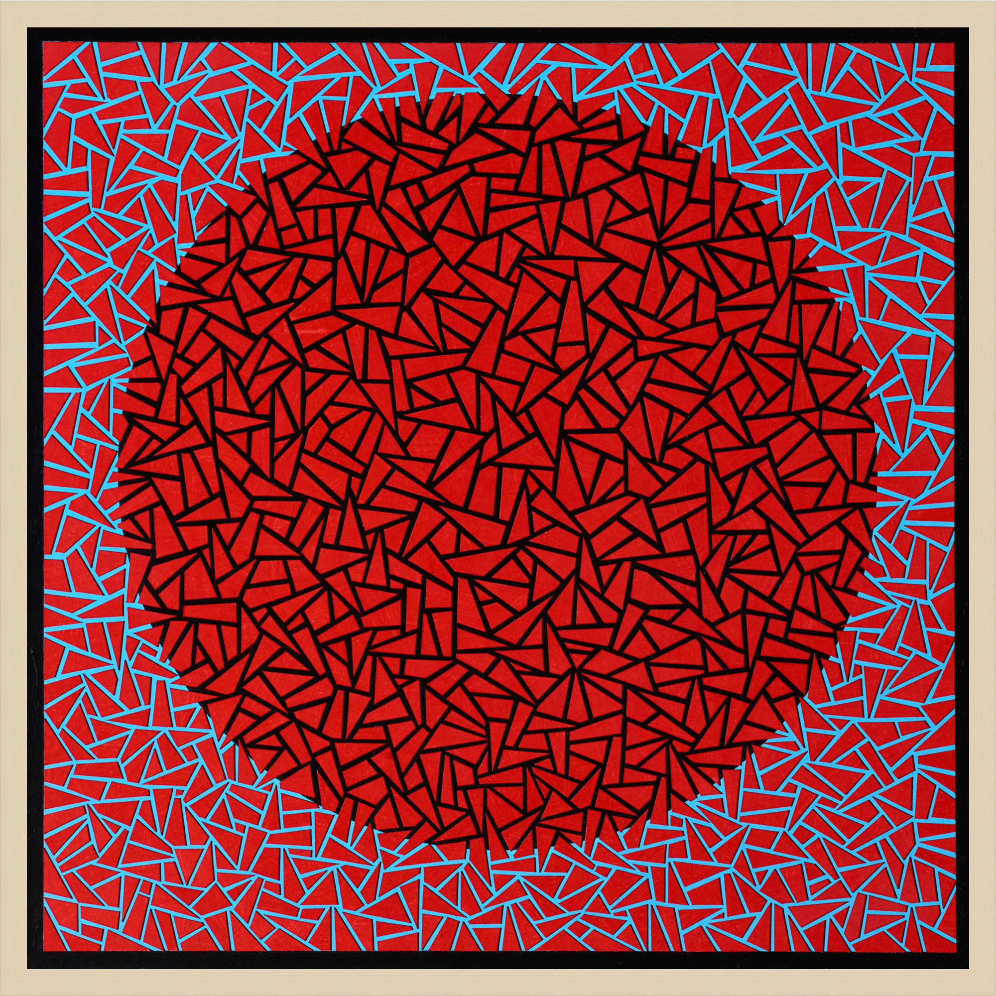 Gods Navel by Alex Dunn, 33" H x 33" W x 1" D, Brown
