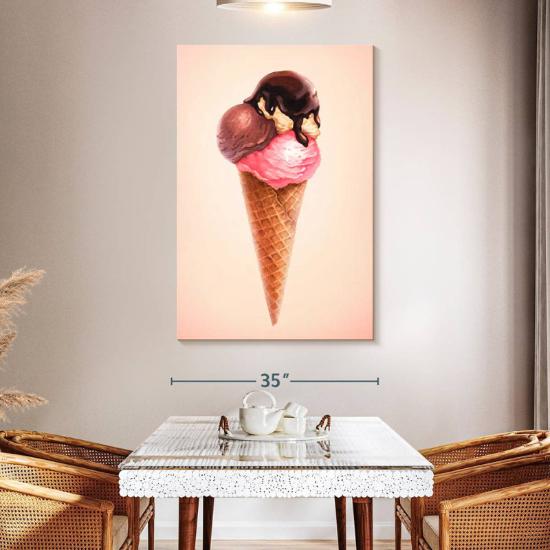 Yarlin Sweet Ice Cream Cone, 51" H x 34" W