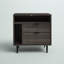 Table de chevet 2 tiroirs avec rangement pour magazines Aderita-906105344