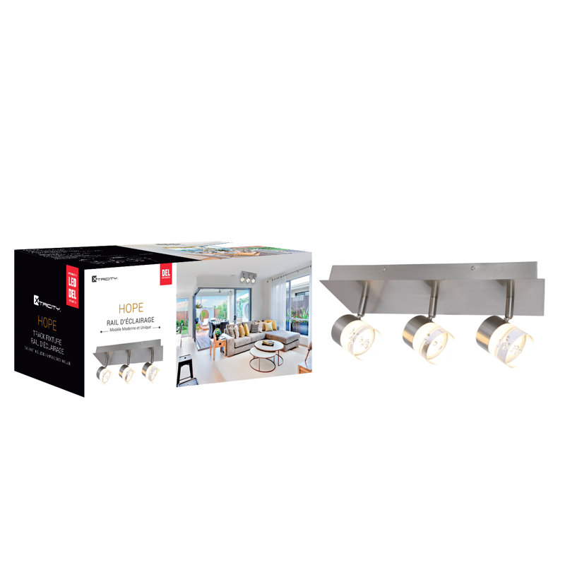 Projecteur directionnel à 3 lumières DEL 14,5 po
