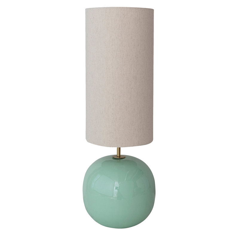 Metal Table Lamp with Fabric Shade