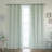 Everina Lace Overlay Nature Floral Room Darkening Thermal Grommet Curtain Panels-358715643-358715642