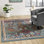 Modway Porch & Den Lanham Distressed Floral Area Rug
