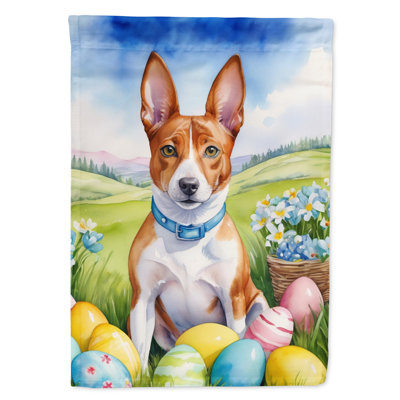 Easter Egg Hunt Double Sided 40'' H x 28'' W Polyester Easter House Flag