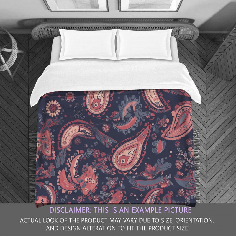 Paisley Bedding, Twin Extra Long Comforter