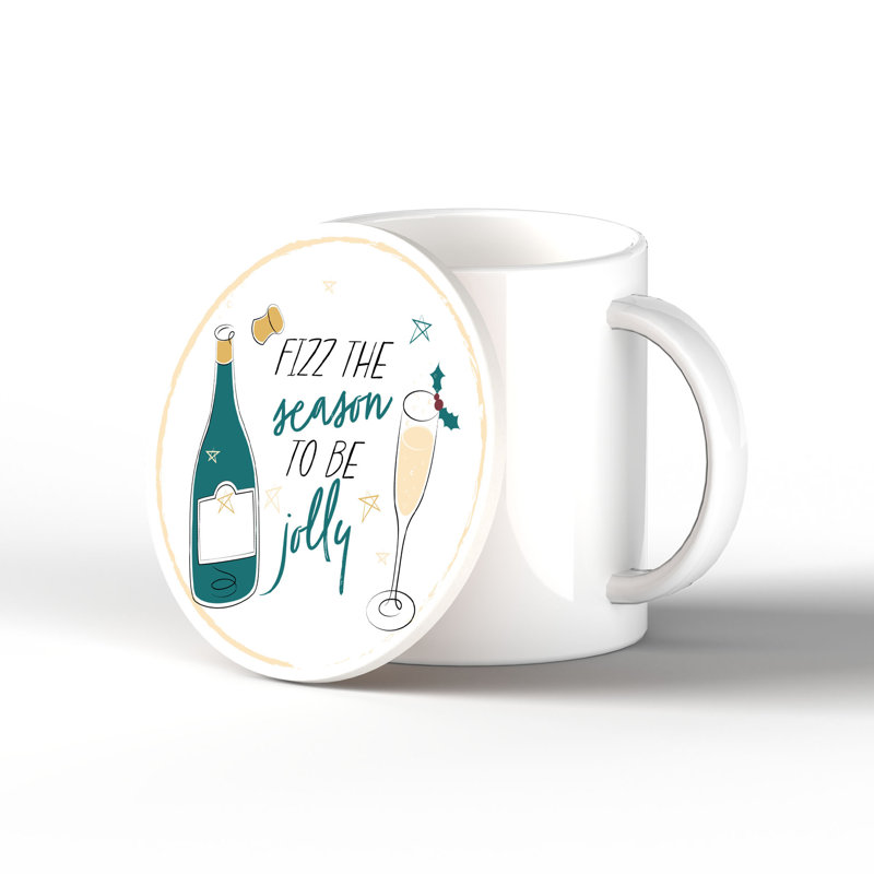 Santamaria Ceramic Round 1 Piece Coaster