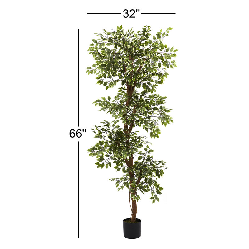 66'' Faux Ficus Tree in Pot
