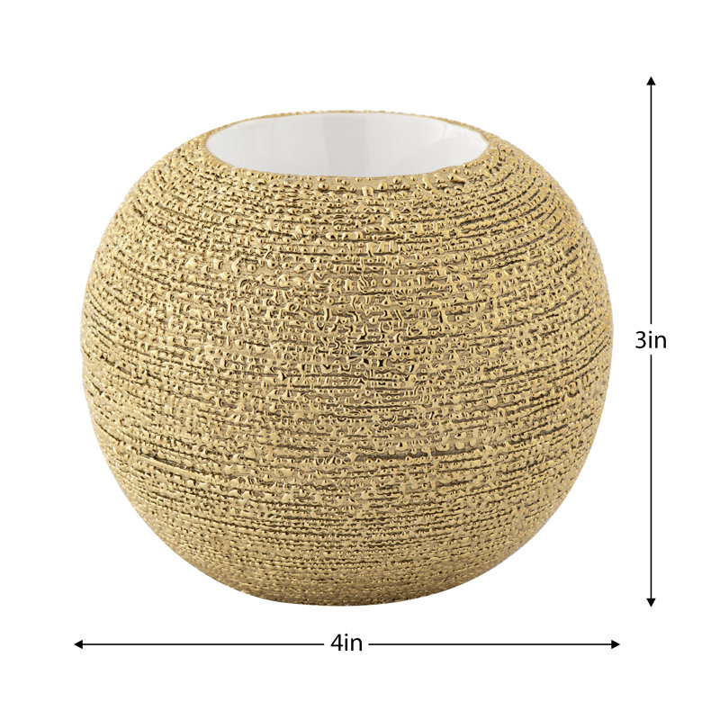 3'' H Ceramic Tabletop Tealight Holder