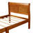 Wood Platform Bed Twin Bed Frame Mattress Foundation Sleigh Bed With Headboard/Footboard/Wood Slat Support
