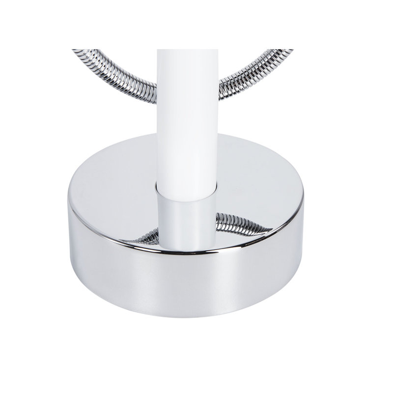 Littoral 1 Handle Floor Bath Filler with Diverter, White/Silver