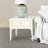 Solid Color Machine Made Tufted Polyester Area Rug in Gray Set-158146914