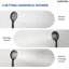 Bath Shower Mixer with 3-Spray Hand Shower, Chrome-1854647751
