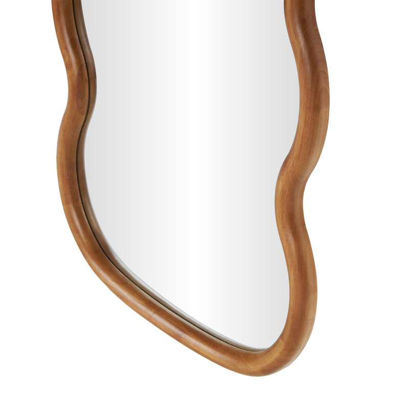Miroir mural Lewisetta Cole, 70,5 po x 21,5 po, Brun