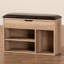 Faux Leather Upholstered Storage Bench