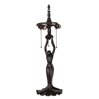 25" High Flying Lady 3 Light Table Base
